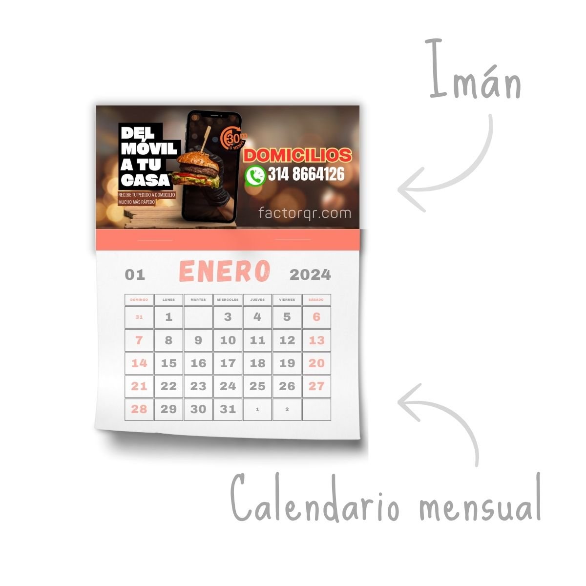 calendarios imantados