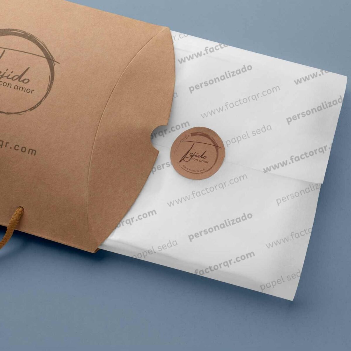 donde comprar papel seda con logo